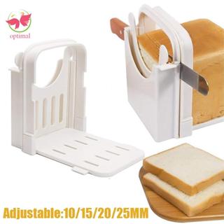 Máy cắt bánh mì nướng giới hạn OPTIMAL Máy làm bánh mì nướng bằng nhựa có hướng dẫn cắt Máy cắt lát Bagel