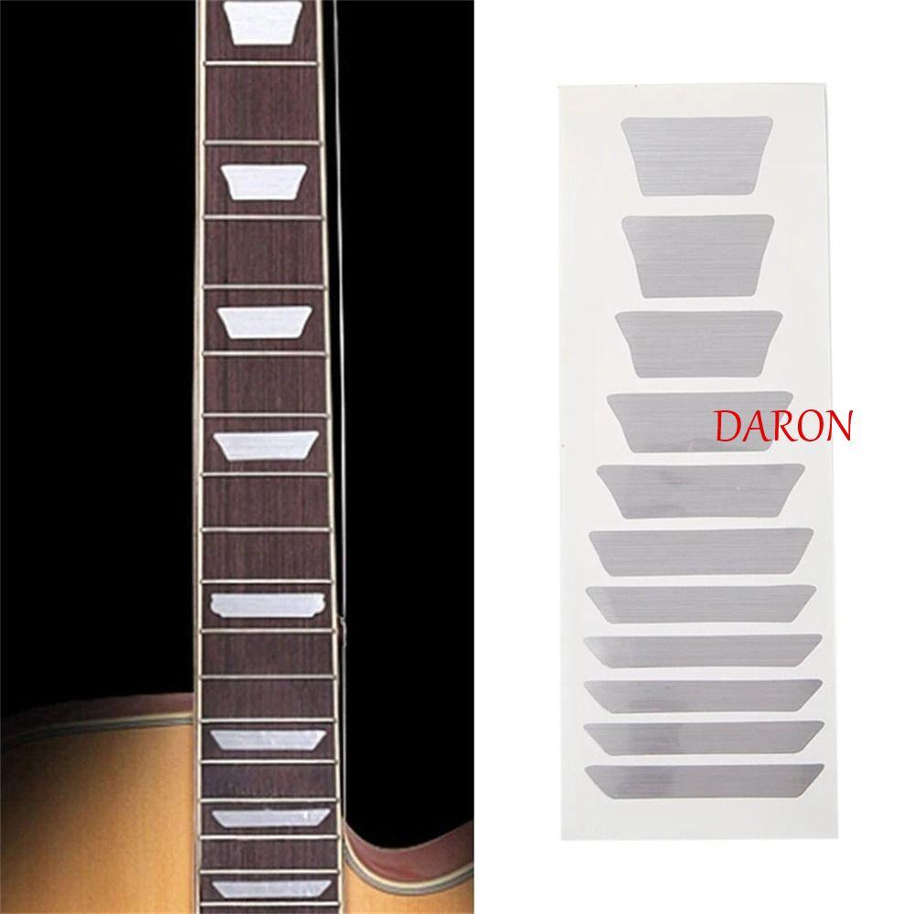 DARON Cross Inlay Đề Can Guitarra Phụ Kiện Nhạc Cụ Guitar Inlay Miếng Dán Acoustic Guitar Bass PET F