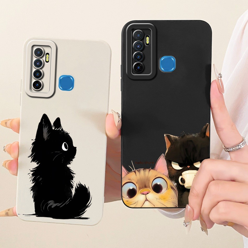 Dành cho Infinix Hot 9 / Hot 9 Pro / Hot 9 Play Vỏ bảo vệ ống kính Hot9 9Pro 9Play Vỏ điện thoại sil