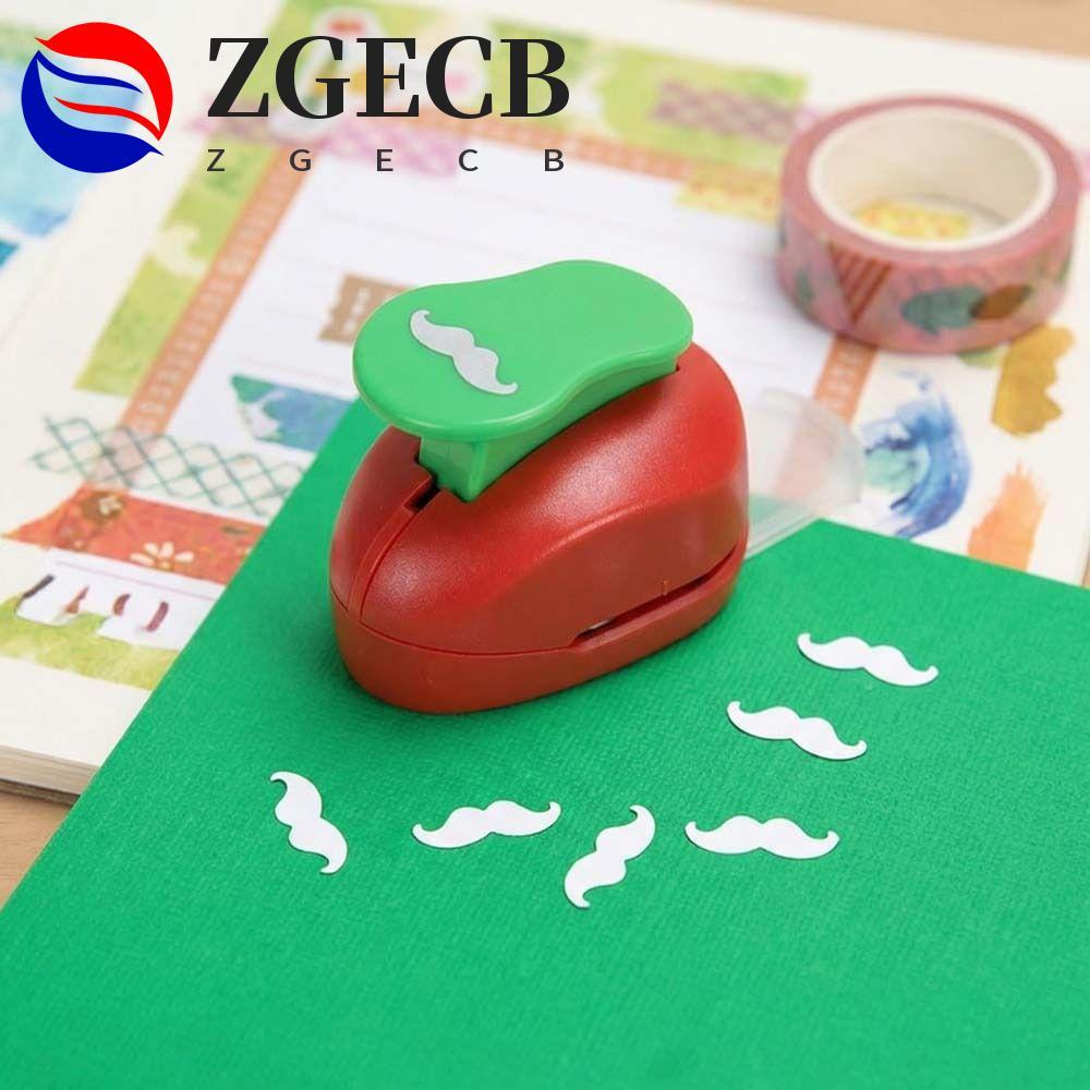 ZGECB Stamp Border Punch, Stamp Shape Hole Puncher Butterfly Knot Embossing Machine, Văn Phòng Phẩm 