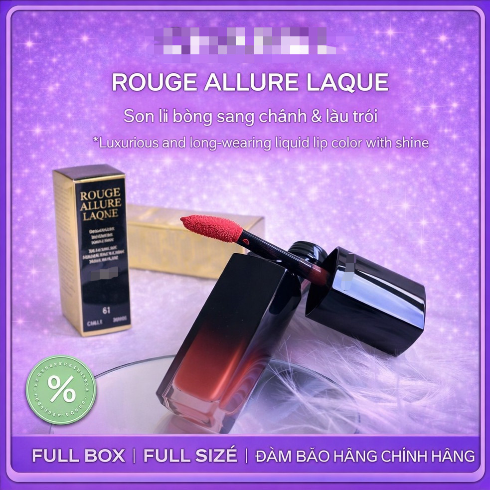 [Chính Hãng] Son Kem Lì ℂℍ𝔸ℕ𝔼𝕃 𝐁𝐨́𝐧𝐠 – 𝐃𝐚̣𝐧𝐠 𝐋𝐢𝐪𝐮𝐢𝐝 𝐋𝐢𝐩 𝐂𝐨𝐥𝐨𝐮𝐫 Full Box/ Full Size