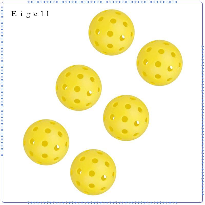 Eigl 6x Quả Bóng Pickleball Ngoài Trời - Dành Cho Luyện Tập Và Giải Trí, Phù Hợp Cho Câu Lạc Bộ và T