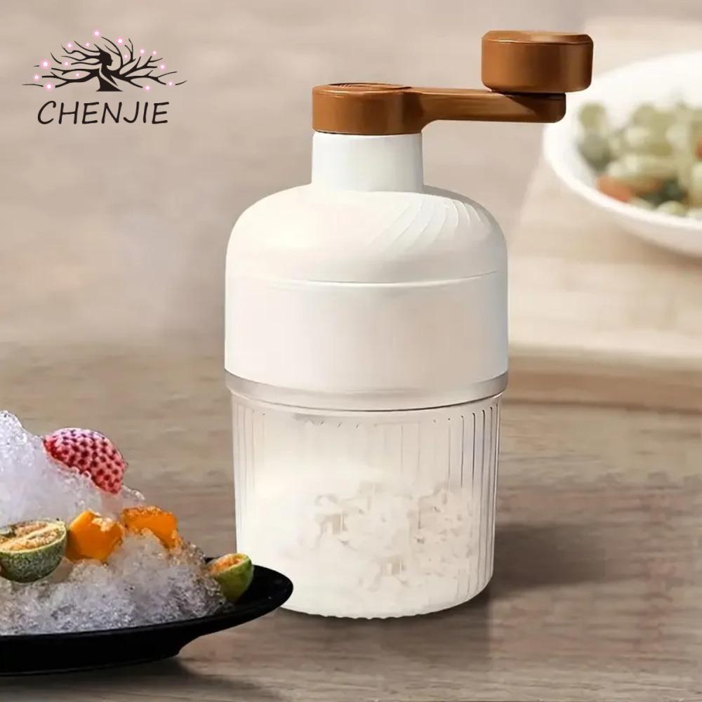 Máy làm đá Mini HENJIE, với khuôn làm đá Máy nghiền đá di động, Hướng dẫn sử dụng bằng tay sáng tạo Máy đá đá nhỏ Quà tặng mùa hè