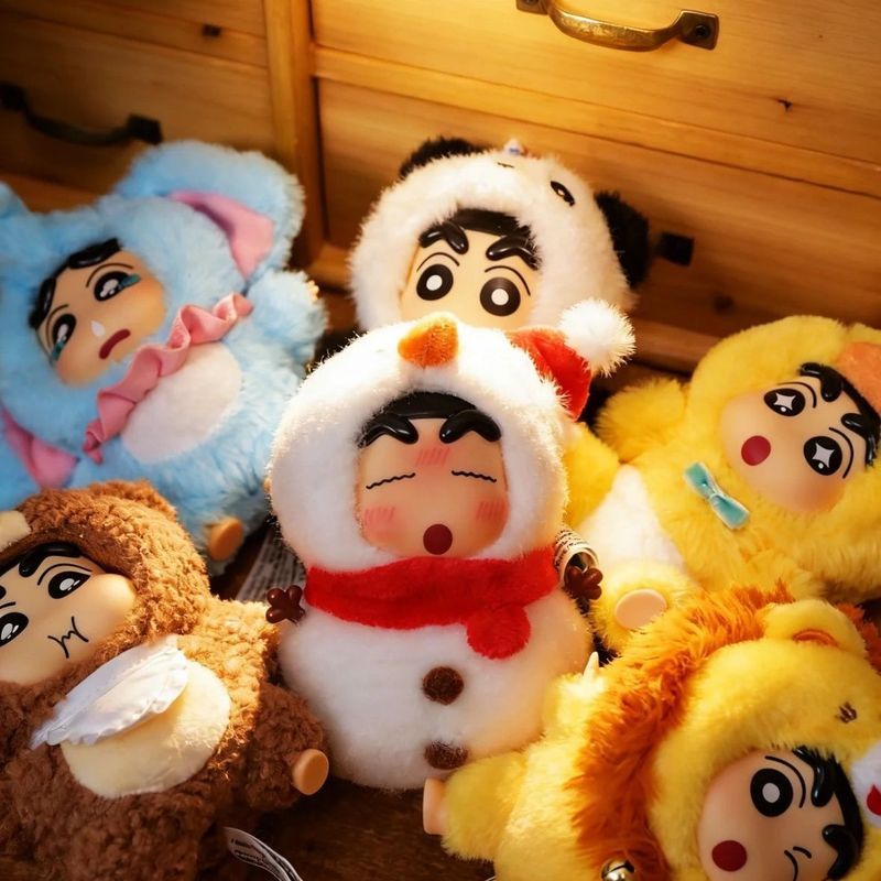 TOPTOY Crayon Shin-chan Forest Theater Series Vinyl Plush Blind Box Cute Gift