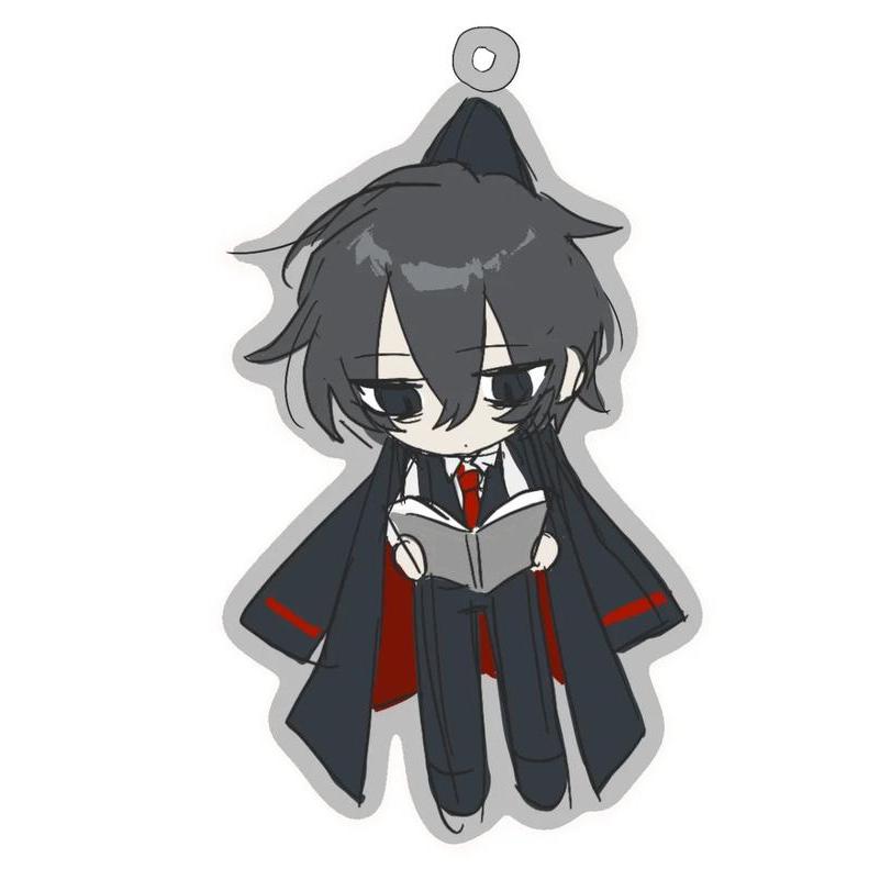 Limbus Company Anime Keychain Women Gregor Acrylic Key Chain Man DonQuixote Key Ring Pendant Accesso