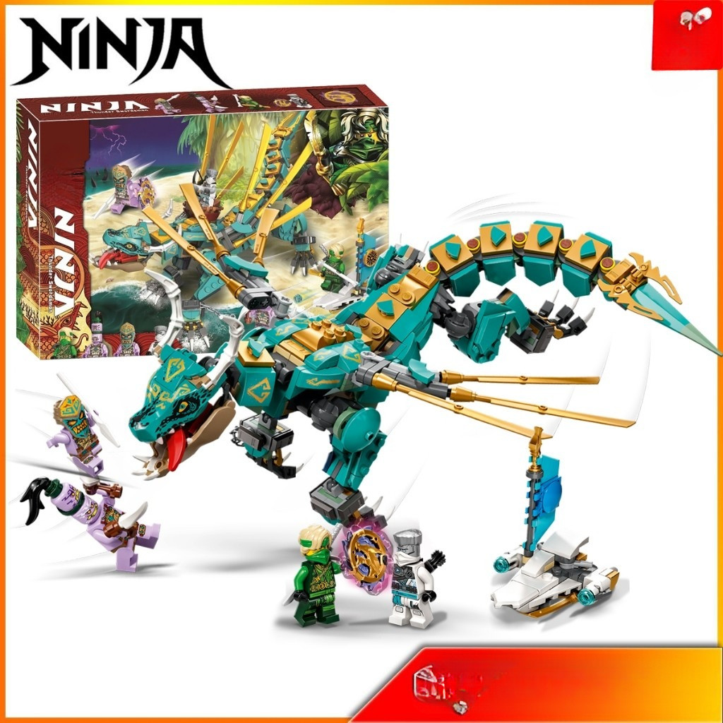 Mô hình ngẫu nhiên Mô Hình Ninja 60038 Jungle Dragooon Rồng Thần Jungle Của Lloyd