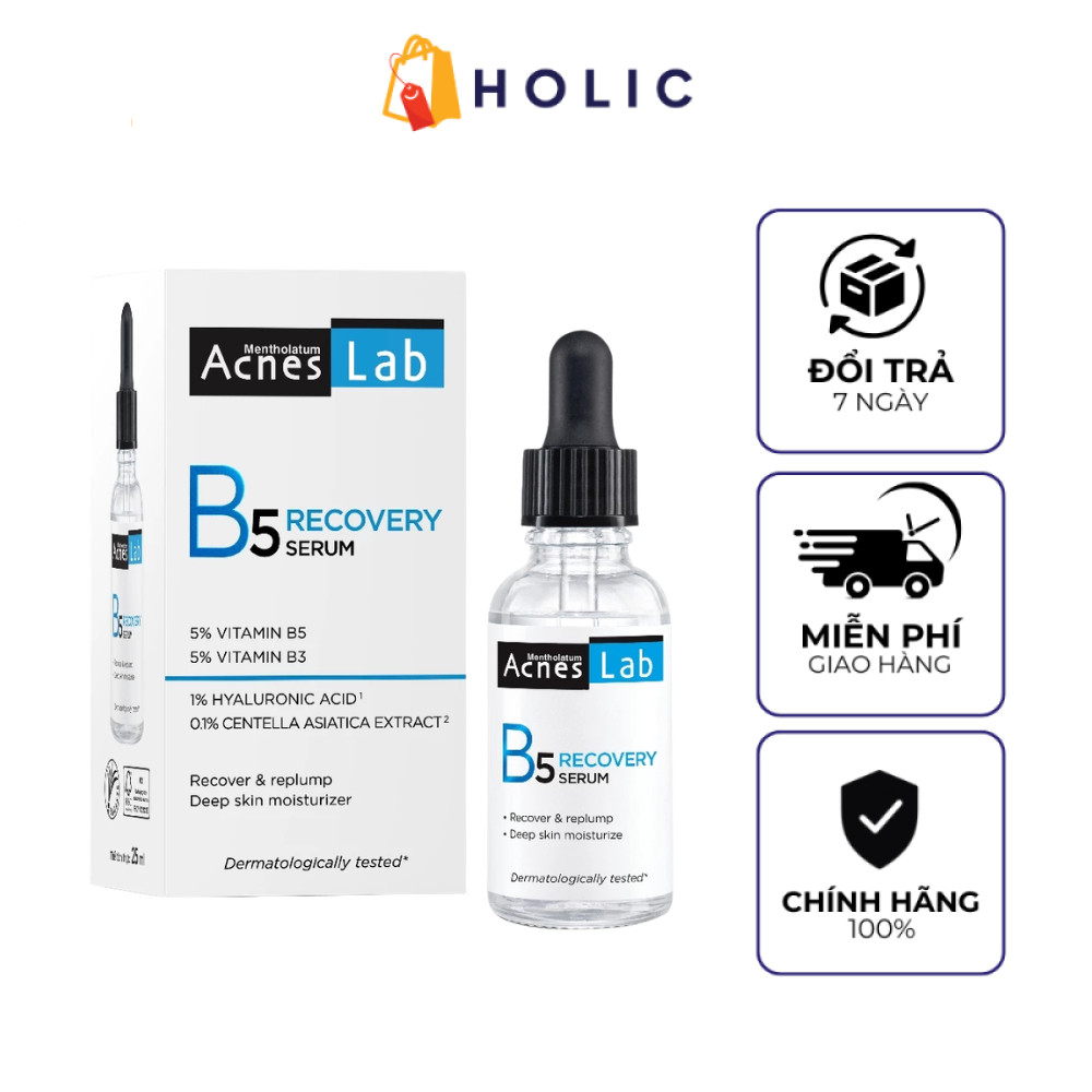 Serum Acnes Lab B5 Recovery Serum 25mL - Dưỡng Ẩm Chuyên Sâu & Làm Dịu Da