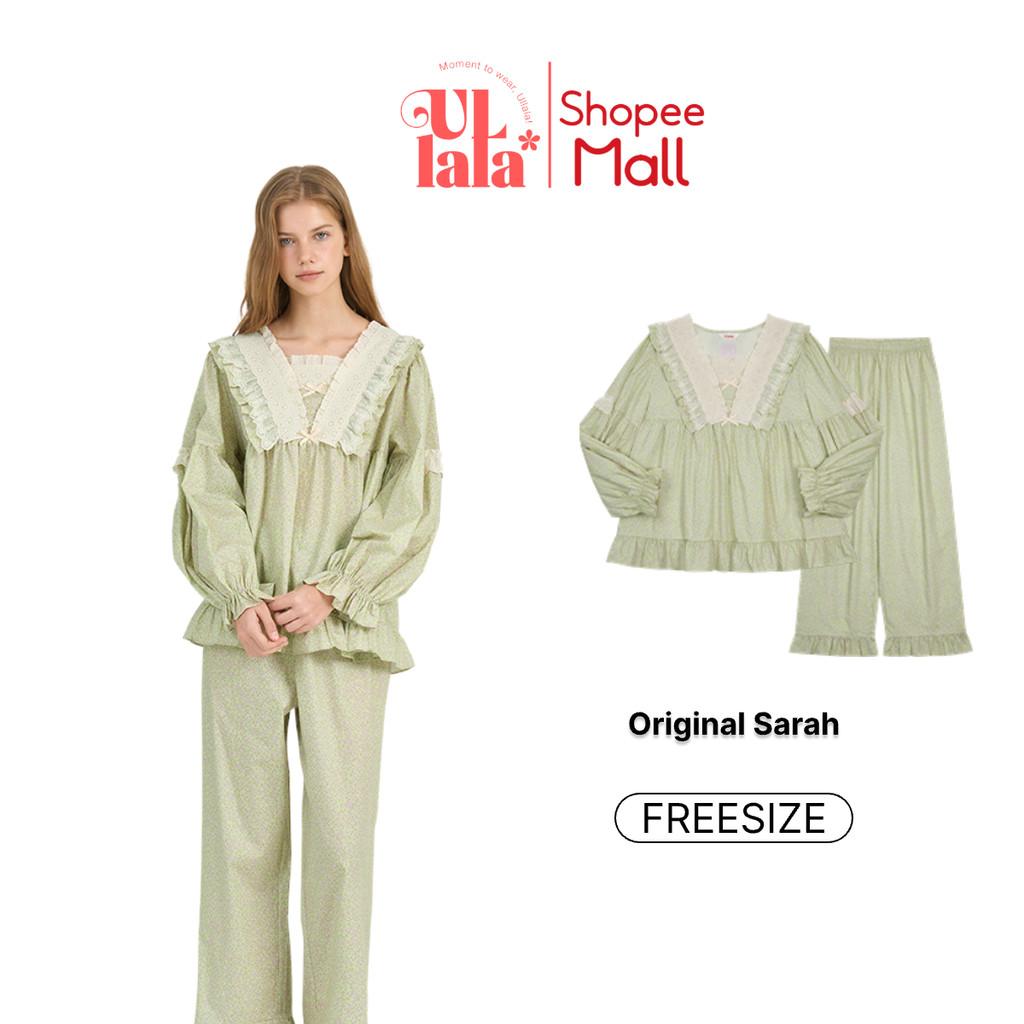 Ullala Pajamas Sarah bộ ngủ mặc nhà nữ dài tay Freesize