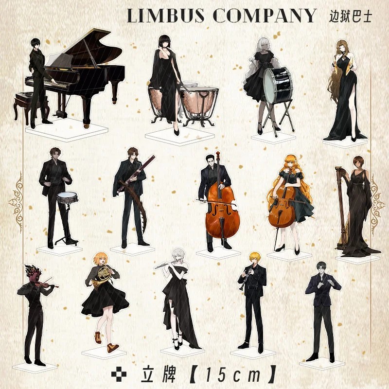 Standee Limbus Company mô hình nhân vật Heathcliff Gregor Yi Sang Faust mica acrylic trang trí bàn h