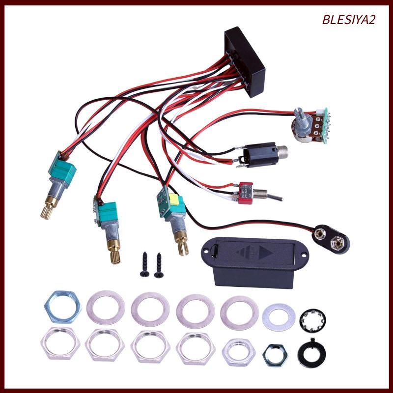 Điện Bass Bán Tải Phụ Kiện Bass EQ Equalizer Điện Bass Preamp Guitar Bass Bán Tải Cho Bass Pickup Ba