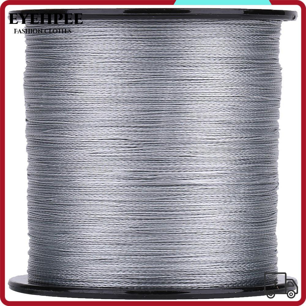 Dây câu bện EYEHPEE 4 sợi 500m - Dây PE màu xám bền chắc