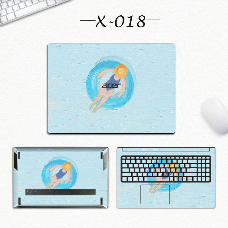 Acer Aspire Lite 14 AL14-31 ACD Không Dư Lượng Máy Tính Laptop Cắt Sẵn Decal Da Vinyl Notebook Miếng