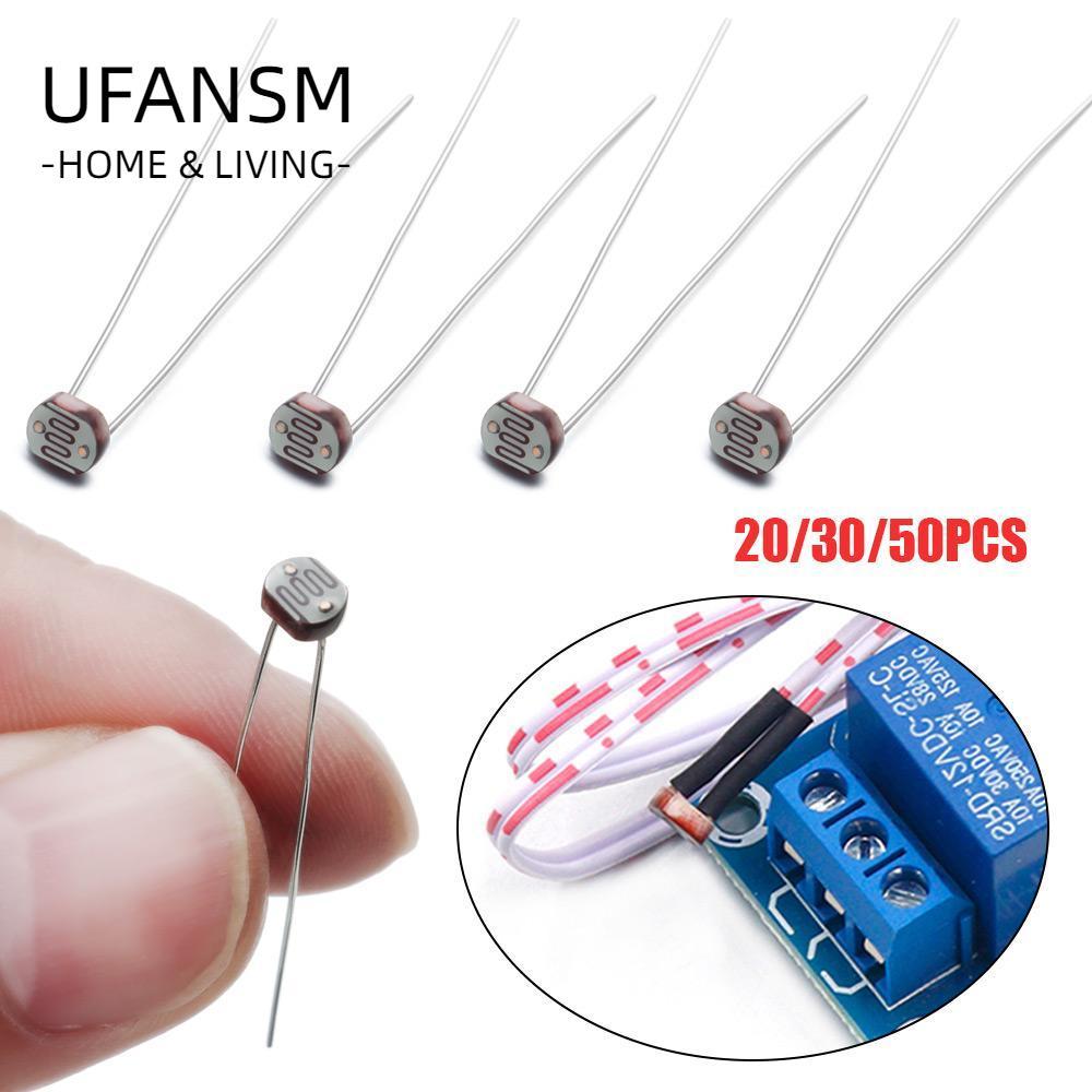 UFASM 20 / 30 / 50 CÁI Photoresistor Arduino 5mm Kháng GL5516