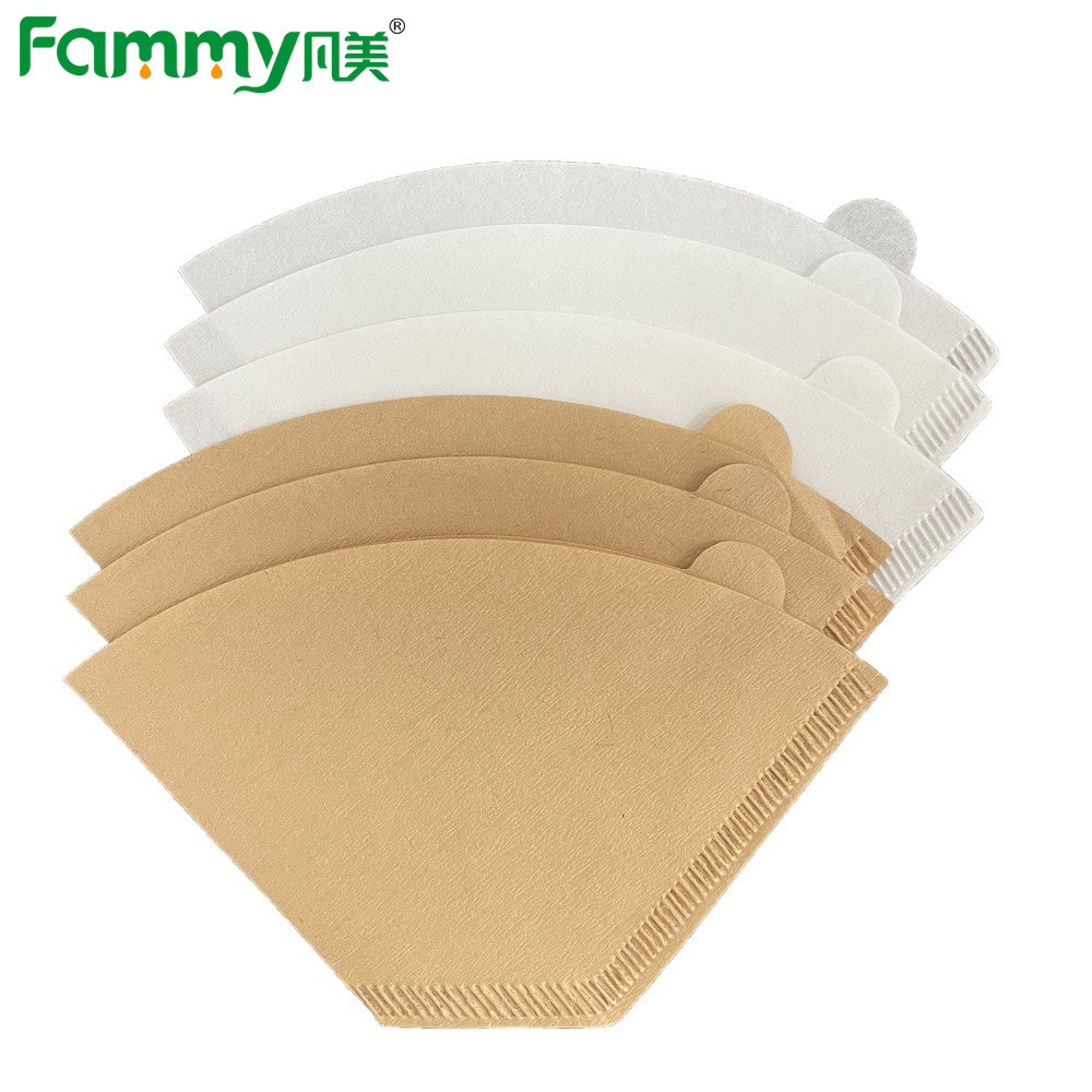Giấy lọc cà phê cầm tay hình quạt Máy pha cà phê nhỏ giọt Mocha V60 Nồi Mỹ Việt Nam Túi giấy lọc cốc