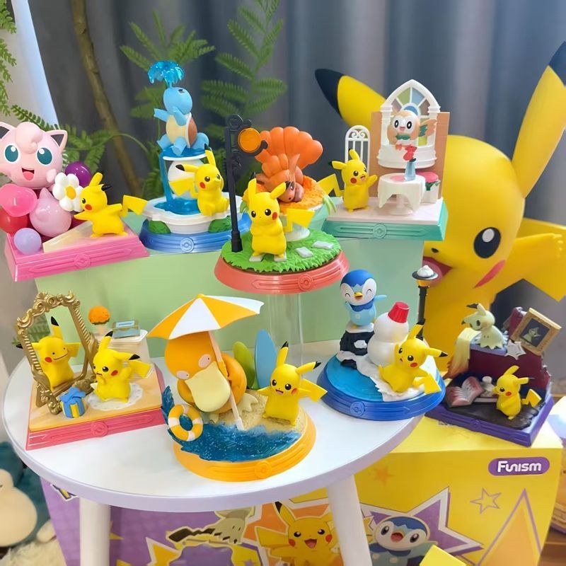 【Fast shipping】Pokemon Blind Box Đồ Chơi Hộp Mù (eevee / sylveon / umbreon / Espon /laceon/ leafeon 