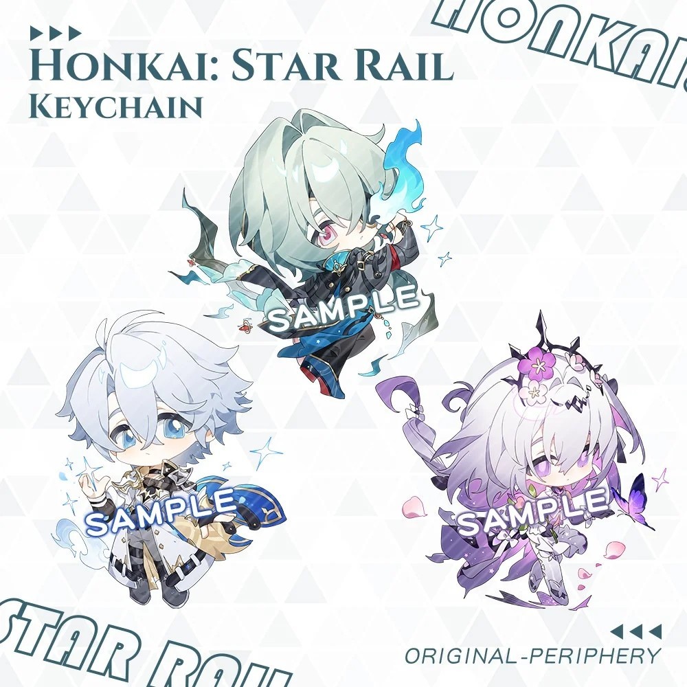 Móc khóa Honkai Star Rail HSR Phainon Anaxa Aglaea chibi dễ thương phụ kiện treo cặp sách balo quà t