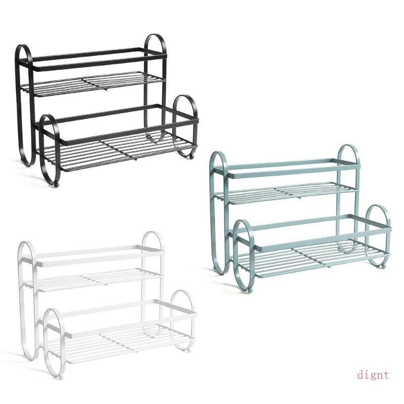 DY Spice Rack 2 Tầng Tổ Chức Hai Lớp Nhà Hàng Bếp Nồi Thu Thập
