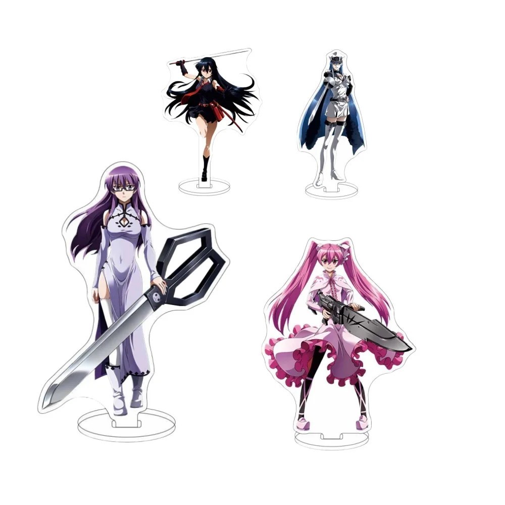 Standee Anime Akame ga KILL Mô Hình Acrylic Sát Thủ Akame Trang Trí Bàn Học Phụ Kiện Quà Tặng Sưu Tầ