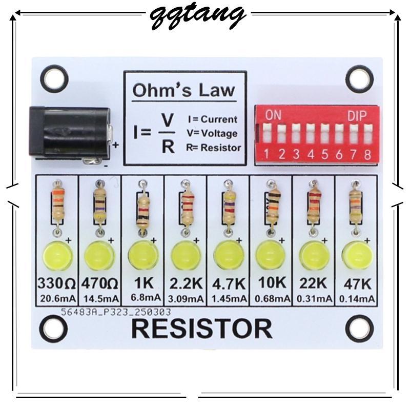 QQ * Ohms Law DIY Hàn Thực Hành Bộ Điện Trở Học Bảng Giảng Dạy Điện Tử