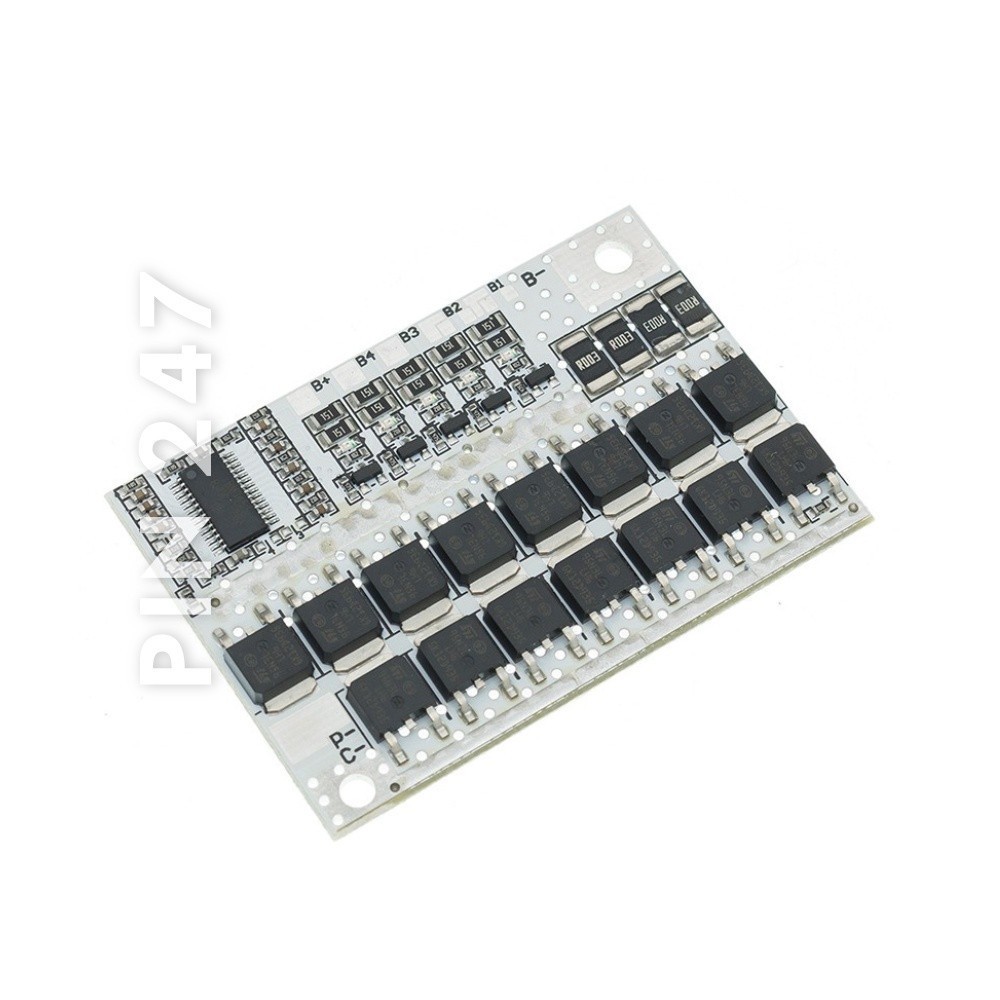 058 Mạch bảo vệ sạc xả pin Polyme LifePo4 Li-ion 3S/4S/5S BMS 12 V 16.8V 21V 100A