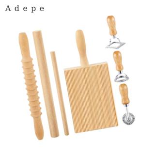 Bộ dụng cụ làm mì ống Tay cầm bằng gỗ Máy làm mì ống Gnocchi để làm bánh tự làm
