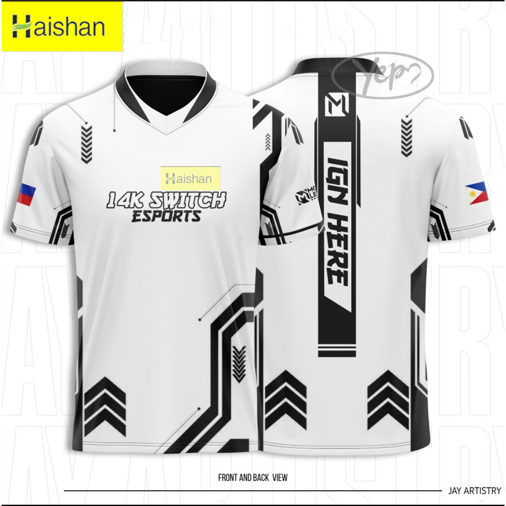 8 áo đấu MLBB dành cho đội tuyển thể thao điện tử nam nữ Philippines, áo đấu MLBB