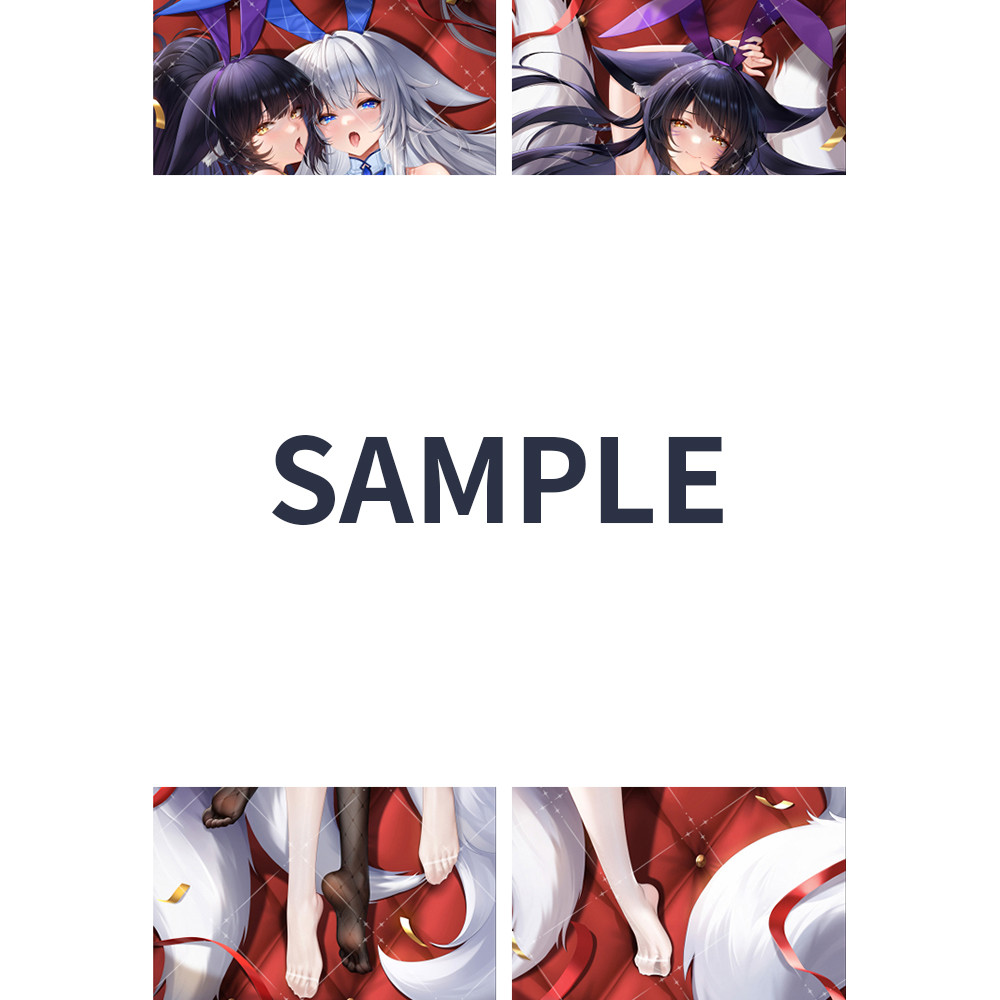 Azur Lane Shinano Musashi Dakimakura 2WAY Ôm Thân Gối Anime Gối Đệm