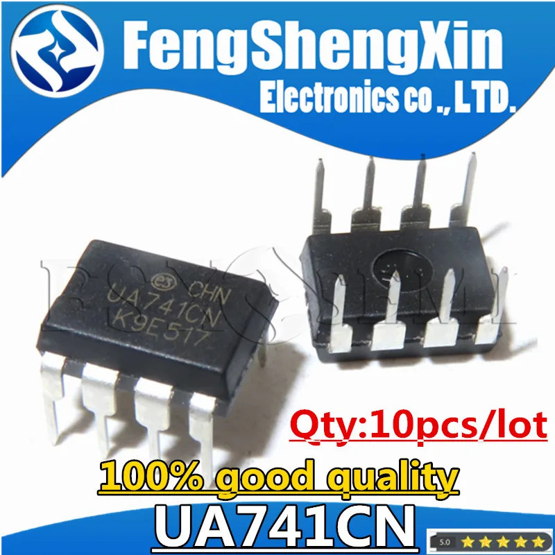 10 Cái / lốc Mới UA741CP DIP-8 UA741 UA741CN LM741CN IC HOẠT ĐỘNG