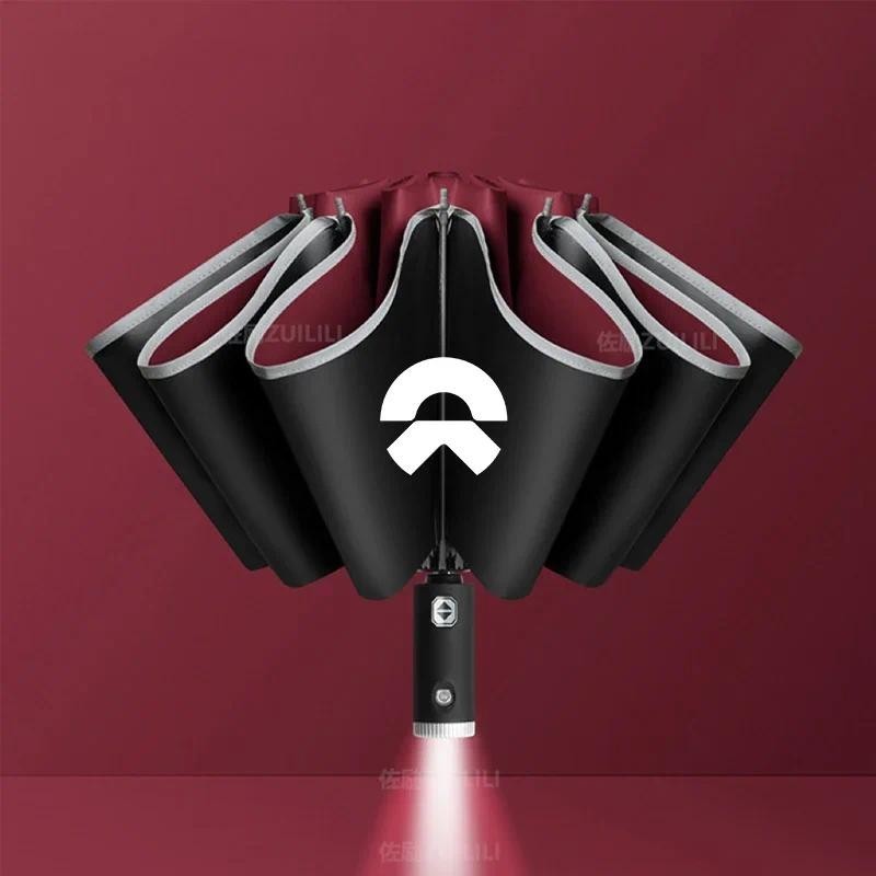 Ô Tô Tự Động Gấp Chống Gió Che Nắng Ô Tô Cho NIO EC6 ES6 ES7 ES8 ET7 ET5 ET9 2023 2024 Phụ Kiện Nội 