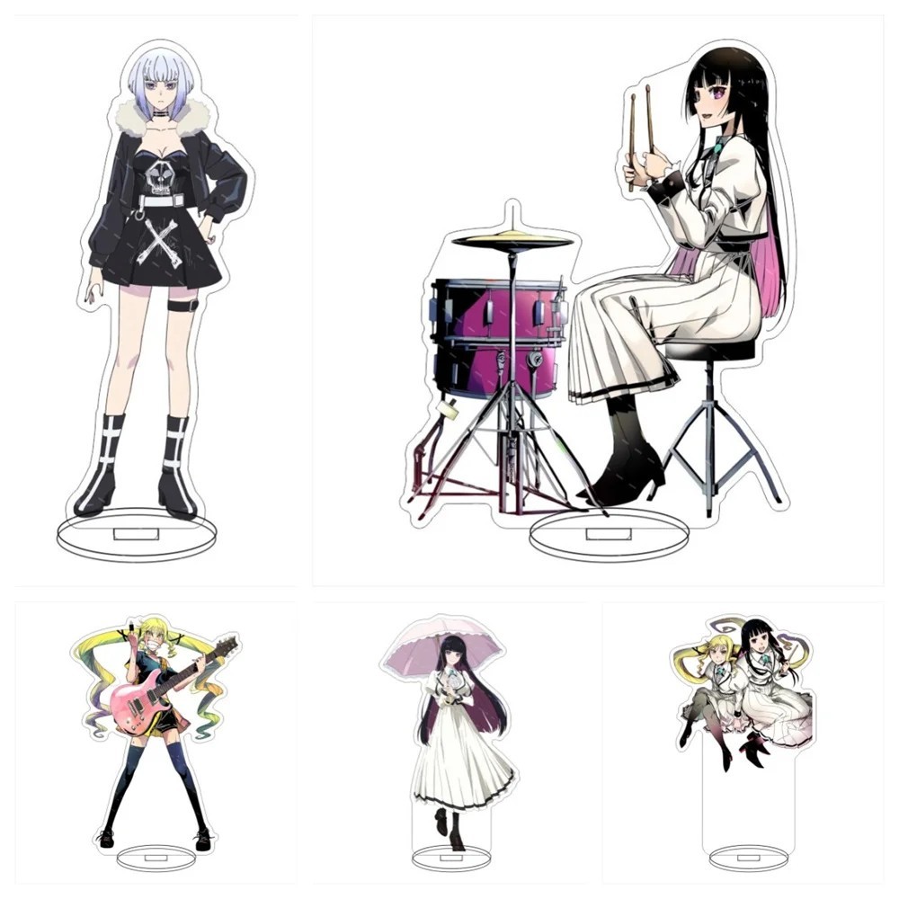 Standee Anime Rock Is a Ladys Modesty Rock wa Onna no Tashinami desu ne Mô hình Mica Trang Trí Bàn H