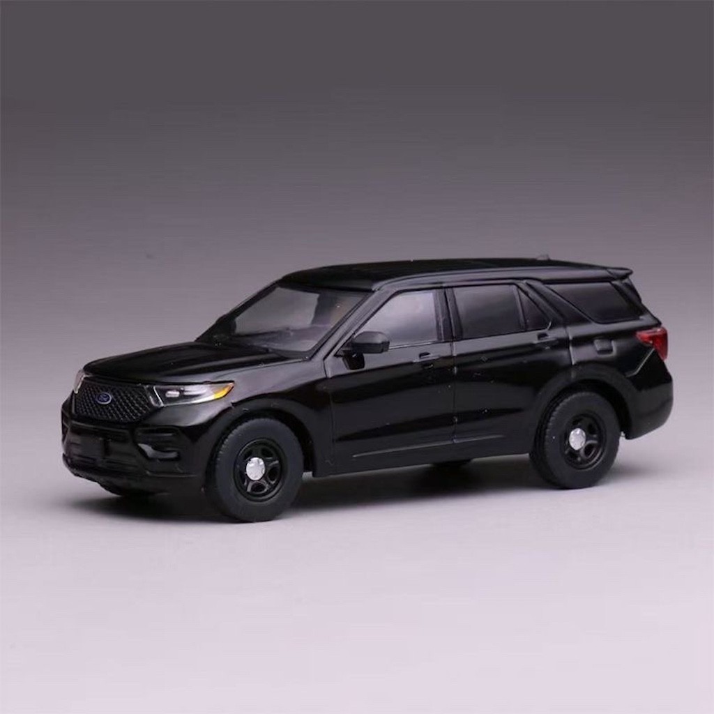 1: 64 596 Đen 2020 Explorer State Police SUV Model Diecast Collect Display Metal Car BN