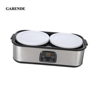 Máy làm sữa chua Garende Thời gian có thể điều chỉnh Sữa chua tự làm chuyên nghiệp với 2 cốc thủy tinh 1.4L cho phòng ăn Nhà hàng Tiệc nhà bếp làm bánh