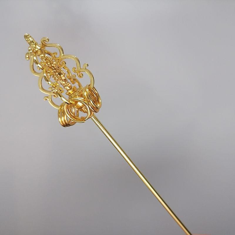 Ksitigarbha Zen Stick Dharma Tool 20 / 53cm Zen Stick Bốn Mặt 9 Nhẫn Hợp Kim Ksitigarbha King Tin St