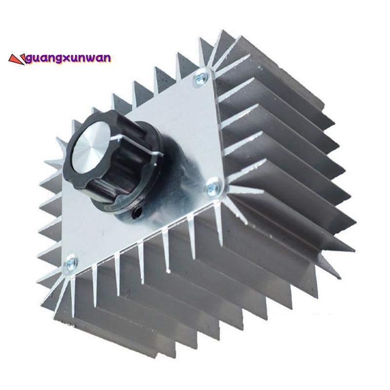 AC 220V 5000W SCR Bộ điều chỉnh điện áp Bộ điều khiển tốc độ động cơ Đèn làm mờ mờ Bộ điều chỉnh tốc