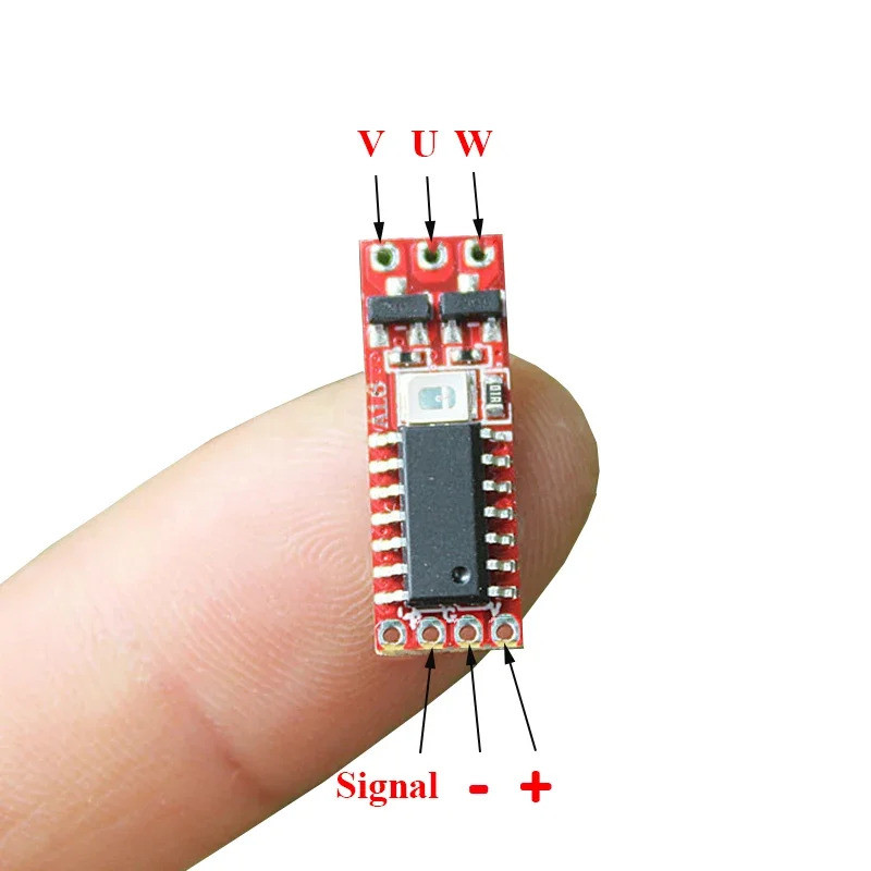 1S-2S DC 3.7V-8,4V 4A Micro Brushless Motor Driver Board Bộ Điều Chỉnh Điện Cho 1104 1106 1306 1407 