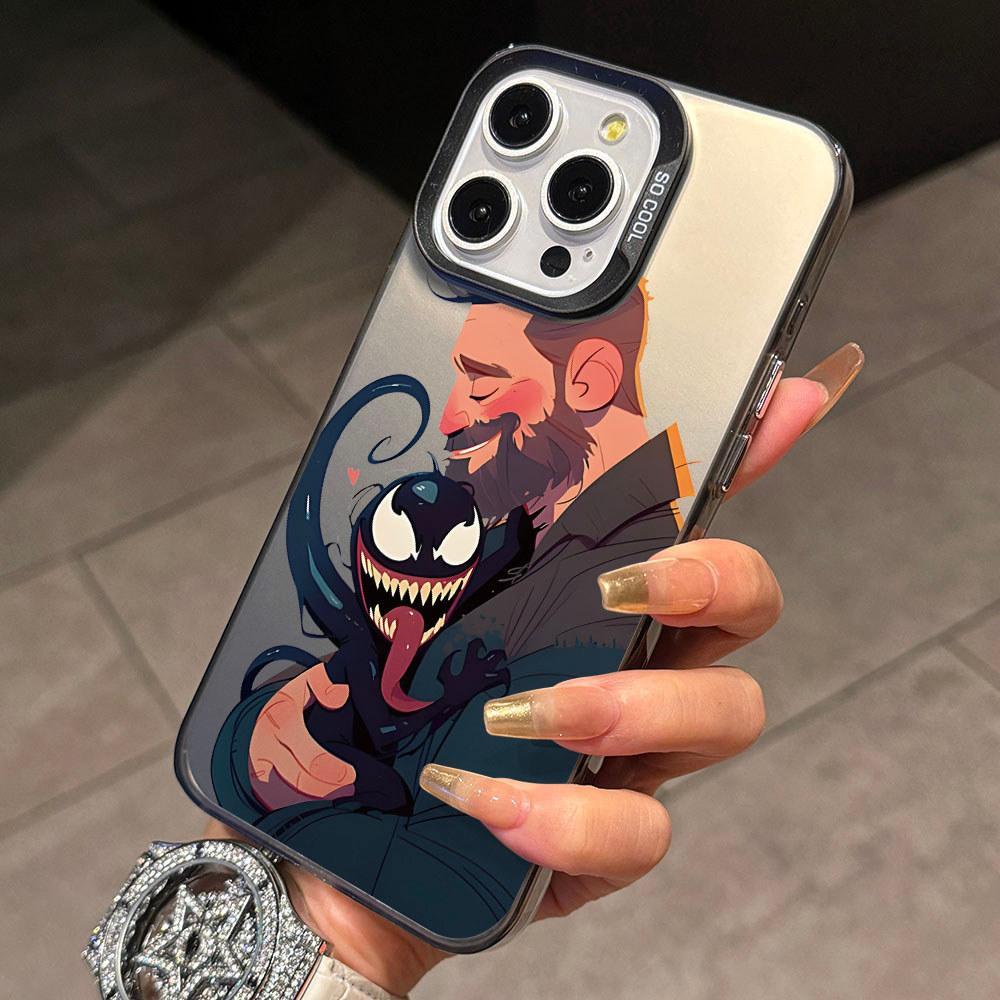 Ốp lưng Marvel Venom Eddie Brock cho Apple iPhone 17 Air 16 15 14 Plus 13 12 11 Pro Max X XR XSMAX 8