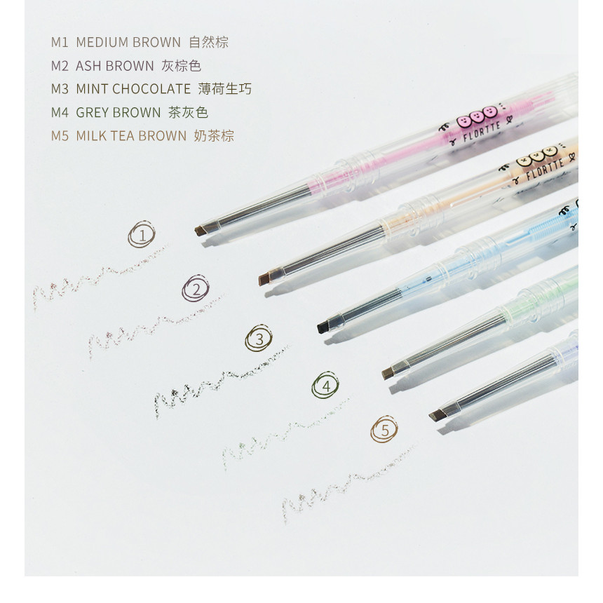 ((Giải phóng mặt bằng) FLORTTE FLORTTE Bút chì kẻ lông mày dạng lỏng Bút chì kẻ mắt nước Bút chì kẻ 