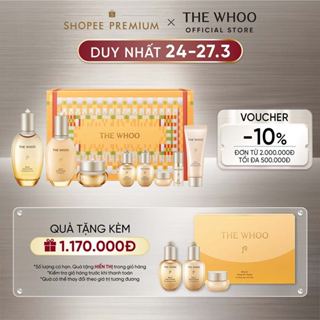 [THE WHOO OFFICIAL] Bộ dưỡng ẩm chống lão hóa Đông y WHOO Gong Jin Hyang Firming