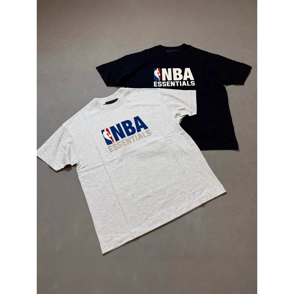 13D4 FOG Summer New NBA Joint Name Essentials Casual short-sleeve unisex loose-fitting versatile shi