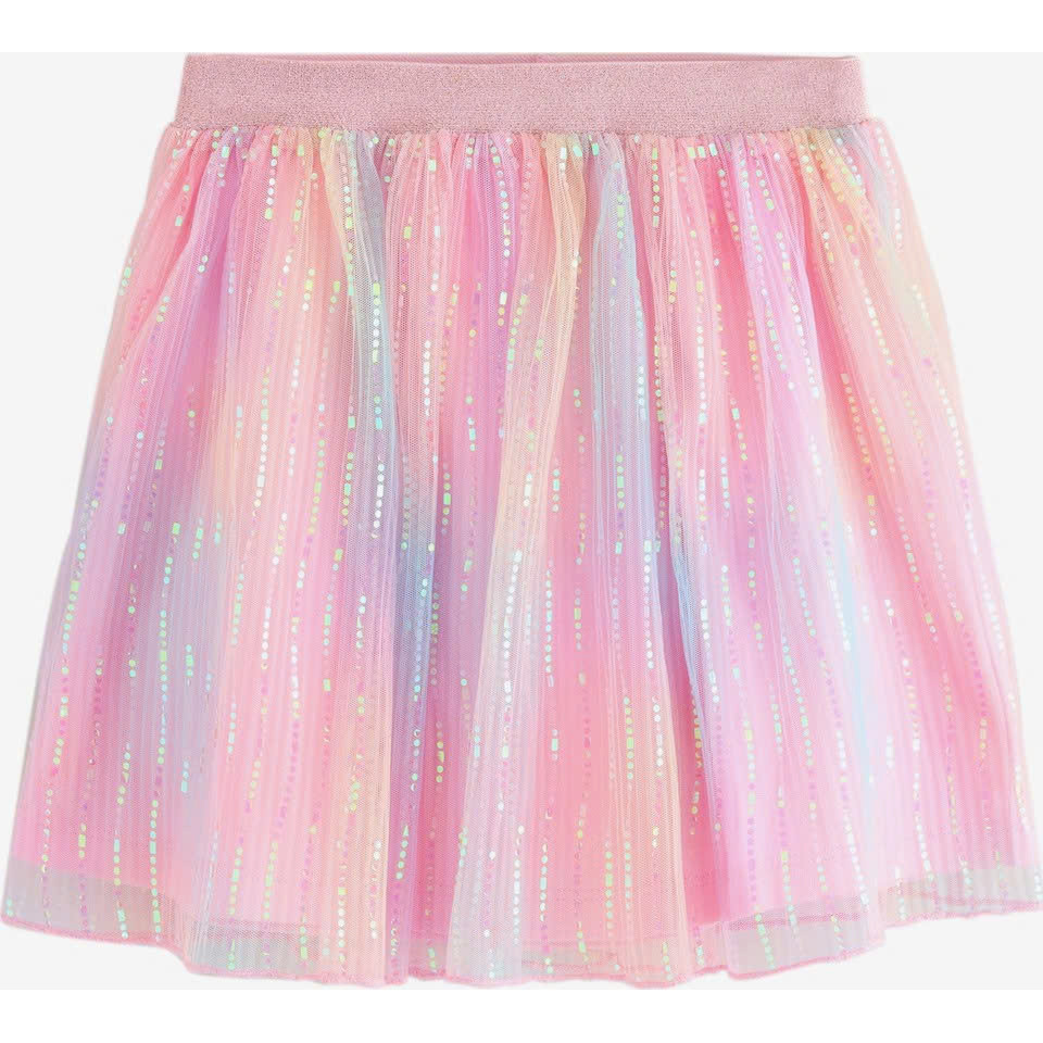 Chân váy hồng ombre đính sequin hàng NEXT xuất xịn cho bé