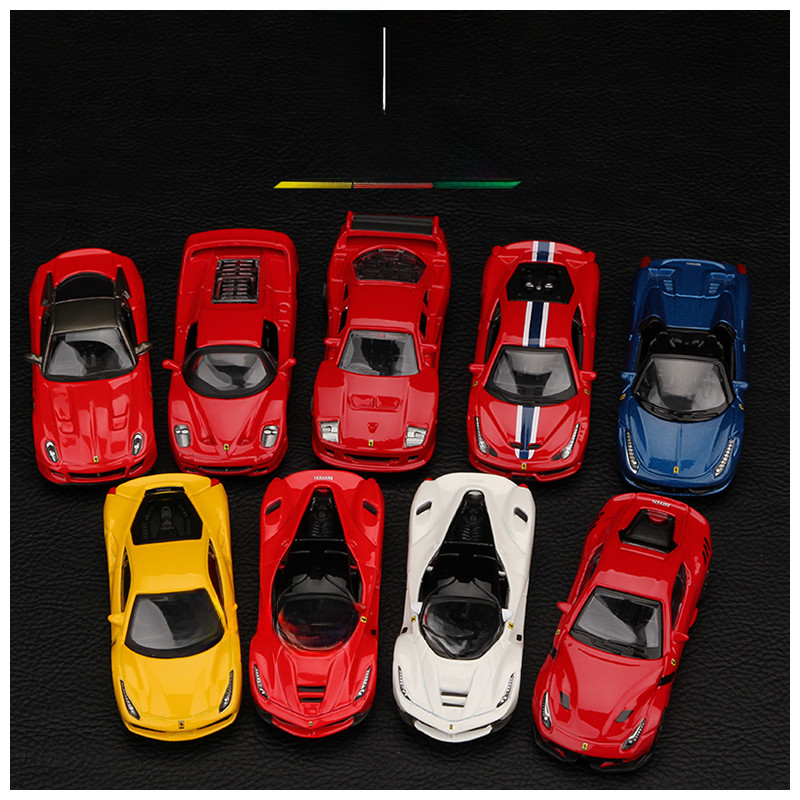 Bimagao 1: 64 Ferrari SP3 LaFerrari SF90 Hợp Kim Xe Mô Hình Thu Nhỏ Diecast Xe Mô Phỏng Chất Lượng C