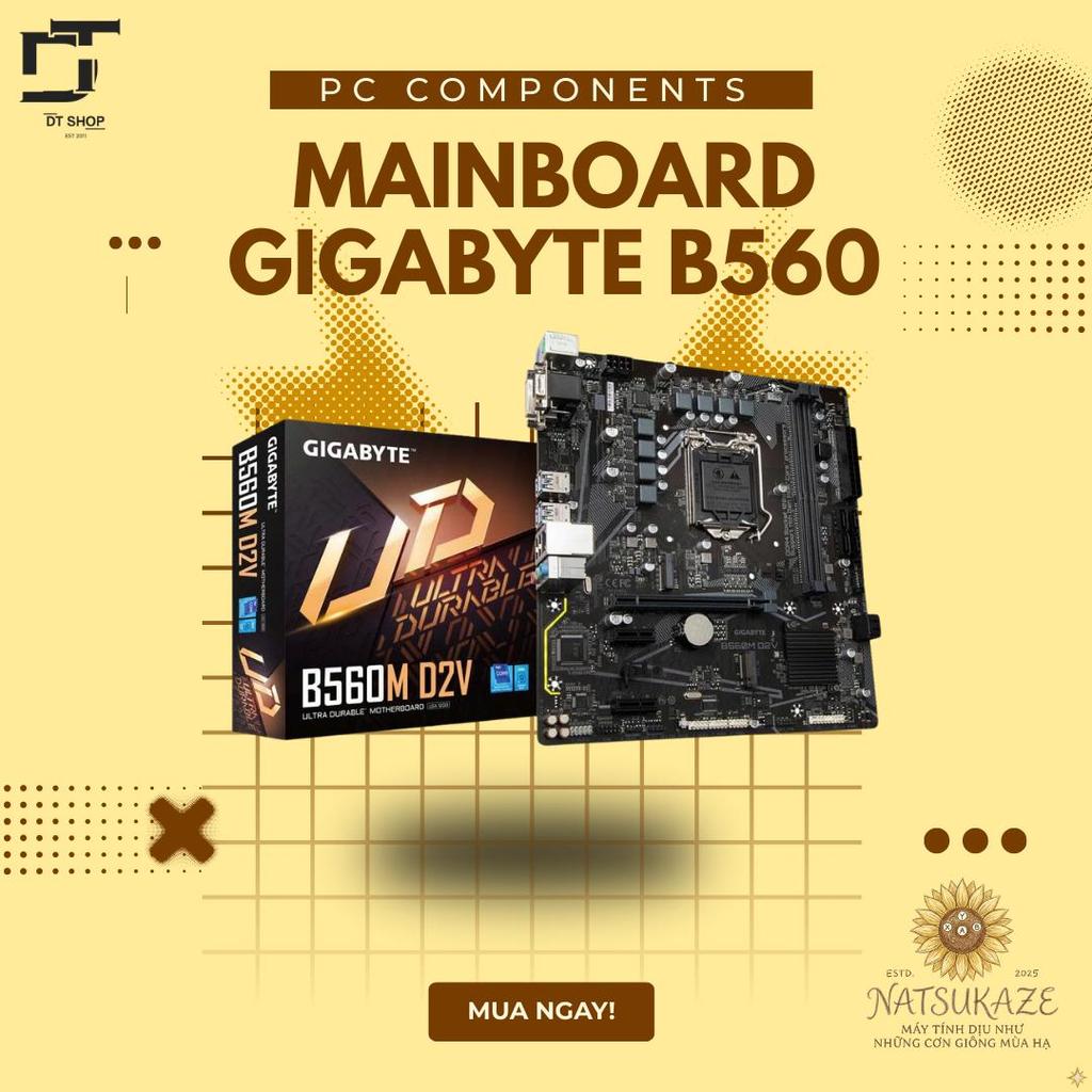 Mainboard GIGABYTE / Nhiều Hãng (B560 / B460 / B360 / H310) - Hiệu Năng Ổn Định, Cực Ngon  Natsukaze