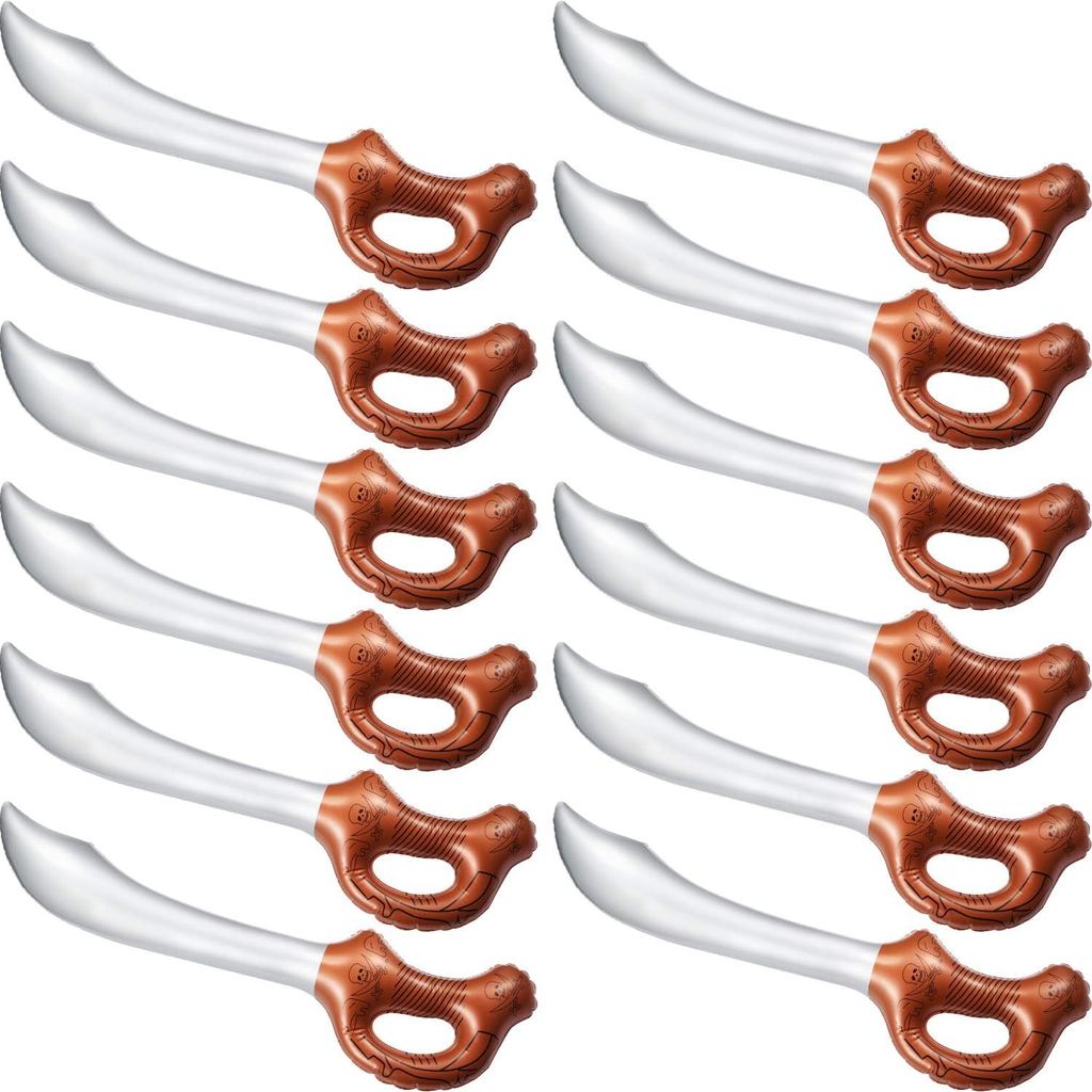 Boao 12 Chiếc 27.5 inch Bơm Hơi Thanh Kiếm Cướp Biển Bơm Hơi Thanh Kiếm Cướp Biển Đảng Ủng Hộ Cho Ha