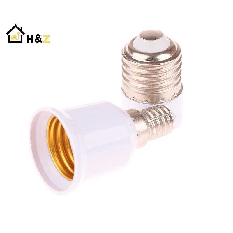 Kính vạn hoa 1 Bộ chuyển đổi bóng đèn LED E14 sang E27 / E27 sang E14 Giá đỡ bóng đèn E14 Nữ E27 Nam