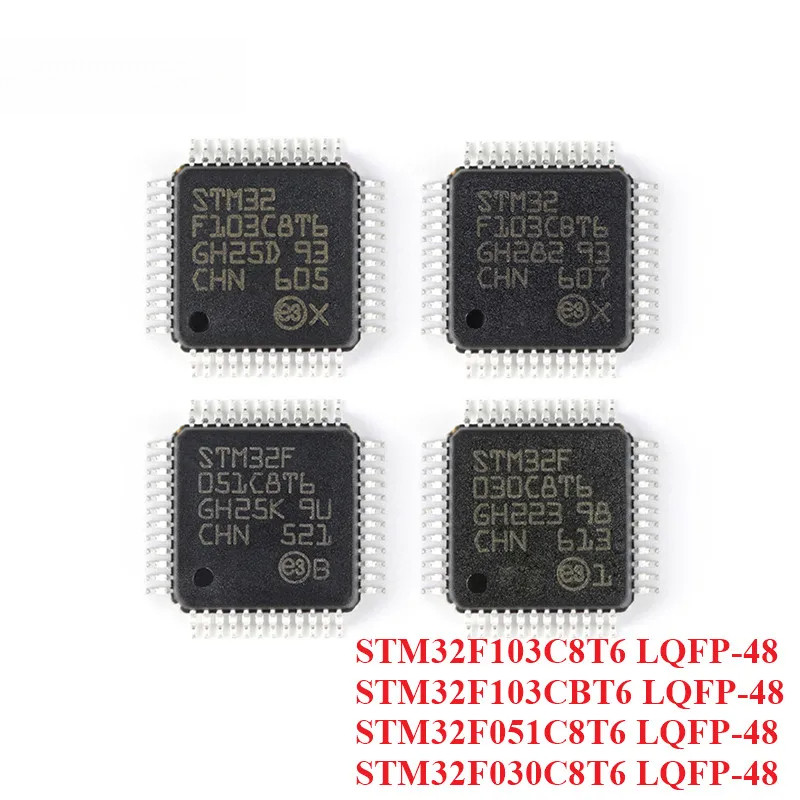 STM32F103C8T6 STM32F103CBT6 STM32F051C8T6 STM32F030C8T6 LQFP-48 STM32 F103C8T6 F103CBT6 F051C8T6 F03