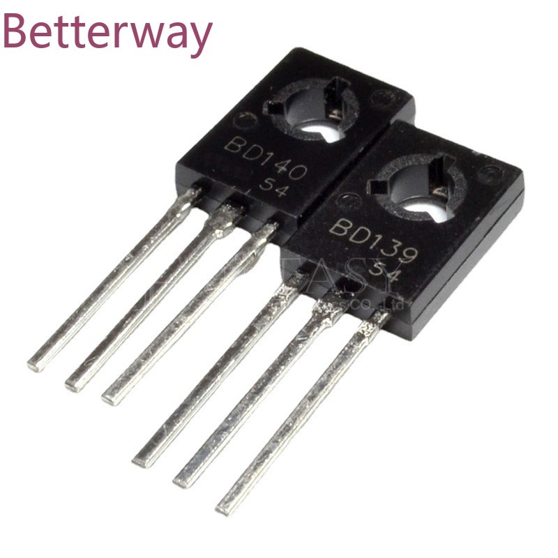 20 CÁI BD139 BD140 (10 CÁI BD139 + 10 CÁI BD140) TO126 điều chỉnh điện áp mới IC new betterway