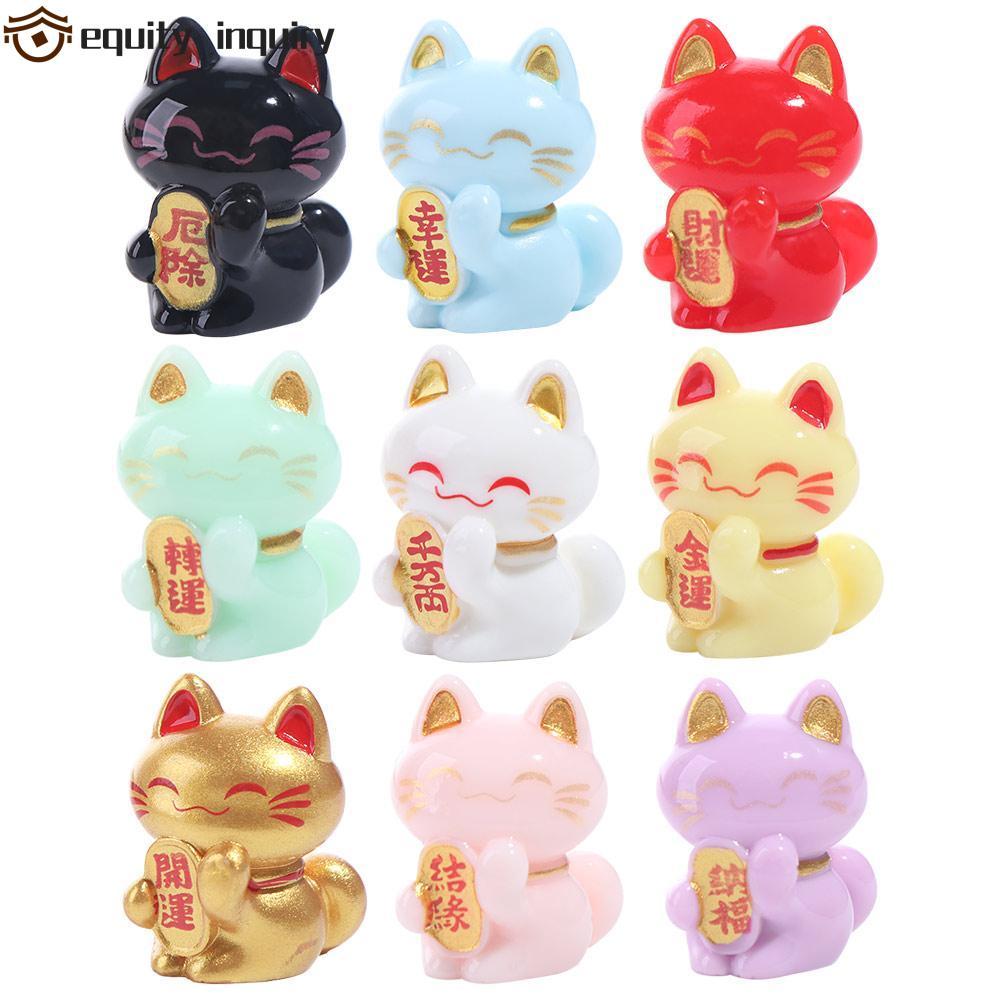 TƯỢNG YÊU THÍCH Tượng mèo may mắn, Phim hoạt hình sáng tạo Tượng mèo may mắn, Trang trí phong thủy d