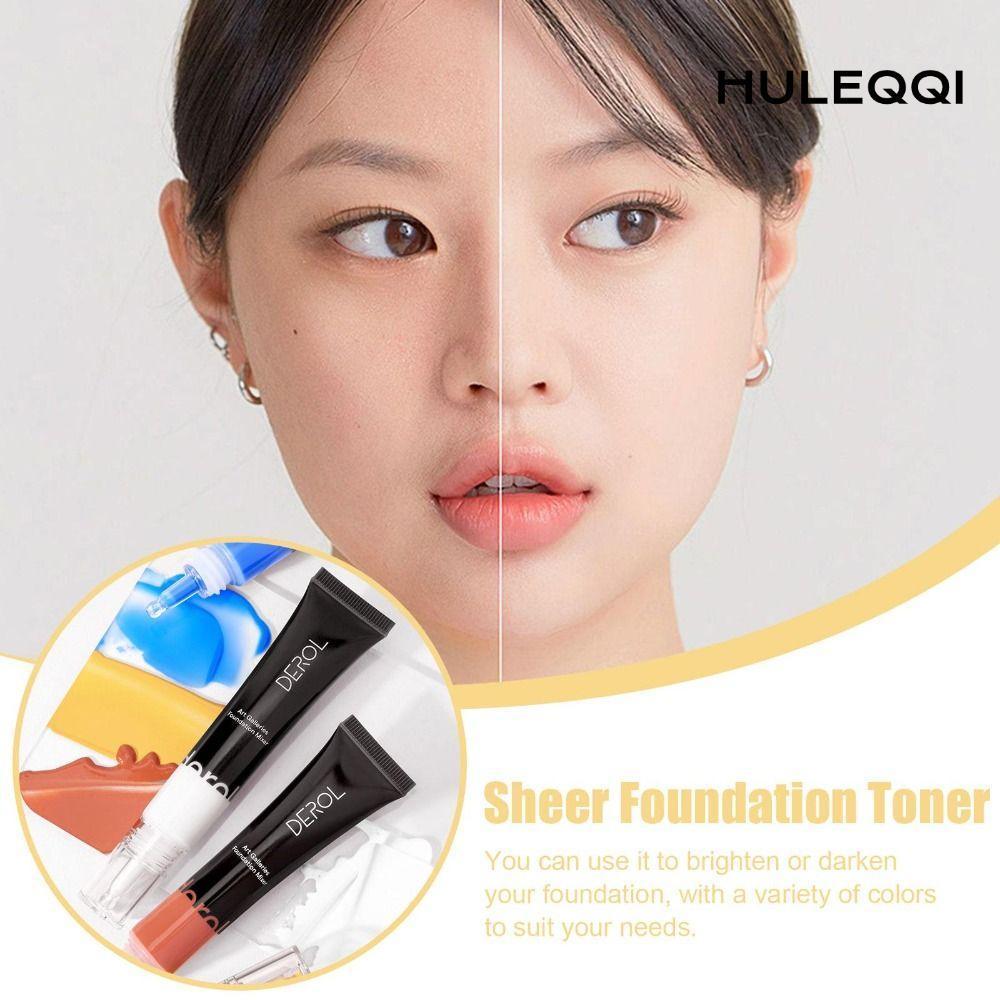 HULEQI Color Corrector Blue Foundation Mixing Pigment to Natural Undertone Color Adjuster