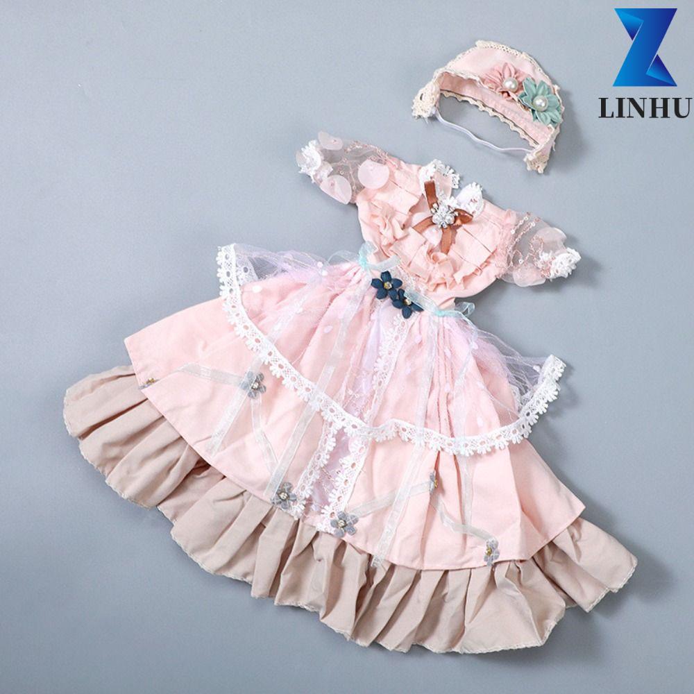 LINHU 1 / 3 Quần áo búp bê BJD, Rococo Váy treo công chúa 60cm đẹp mắt, Phụ kiện búp bê Thanh lịch T