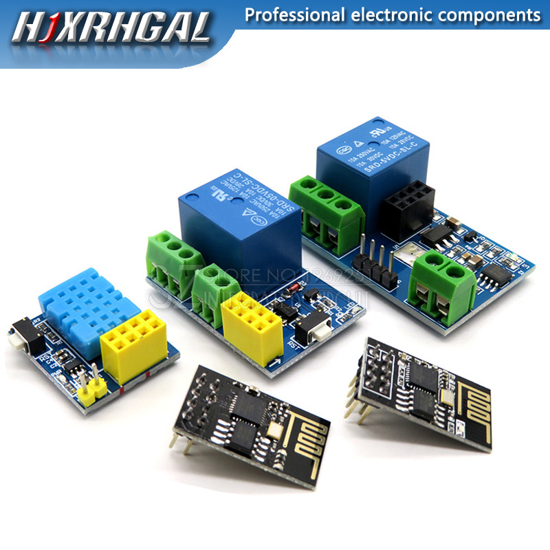 ESP8266 5V Mô-đun rơle WiFi DS18B20 DHT11 RGB Bộ điều khiển LED Things nhà thông minh điều khiển từ 